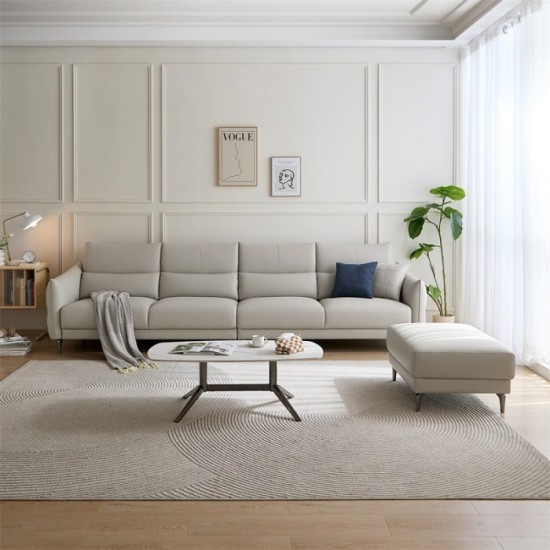 Gemma EPU Leather 5 Seaters Sofa (3.32m)